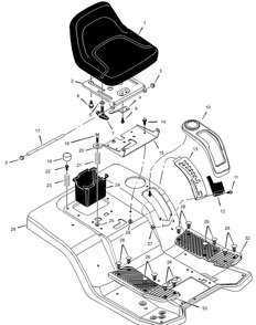 Part Location Diagram of 094194 Murray DISCONTINUED